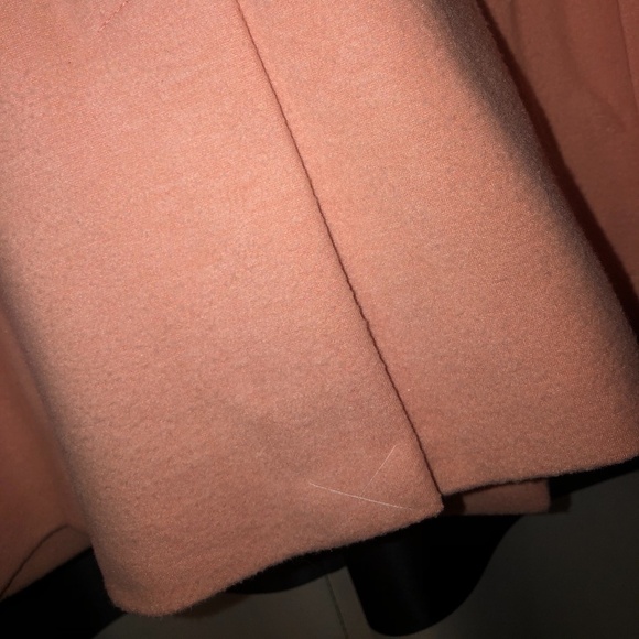 NWT Express Flannel Knit Oversized Coral Almond Blazer Size XS - Picture 8 of 10